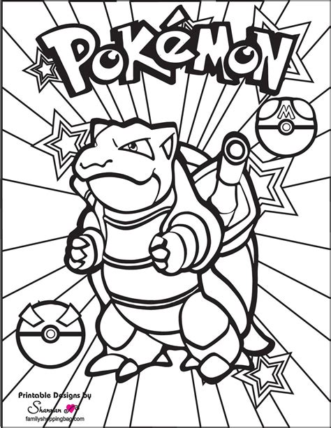 28 Pokemon Coloring Pages (Printable Free PDF For。